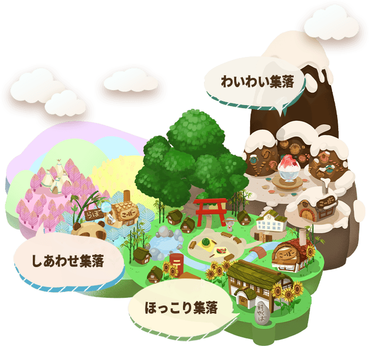 さくさくぱんだ村マップ