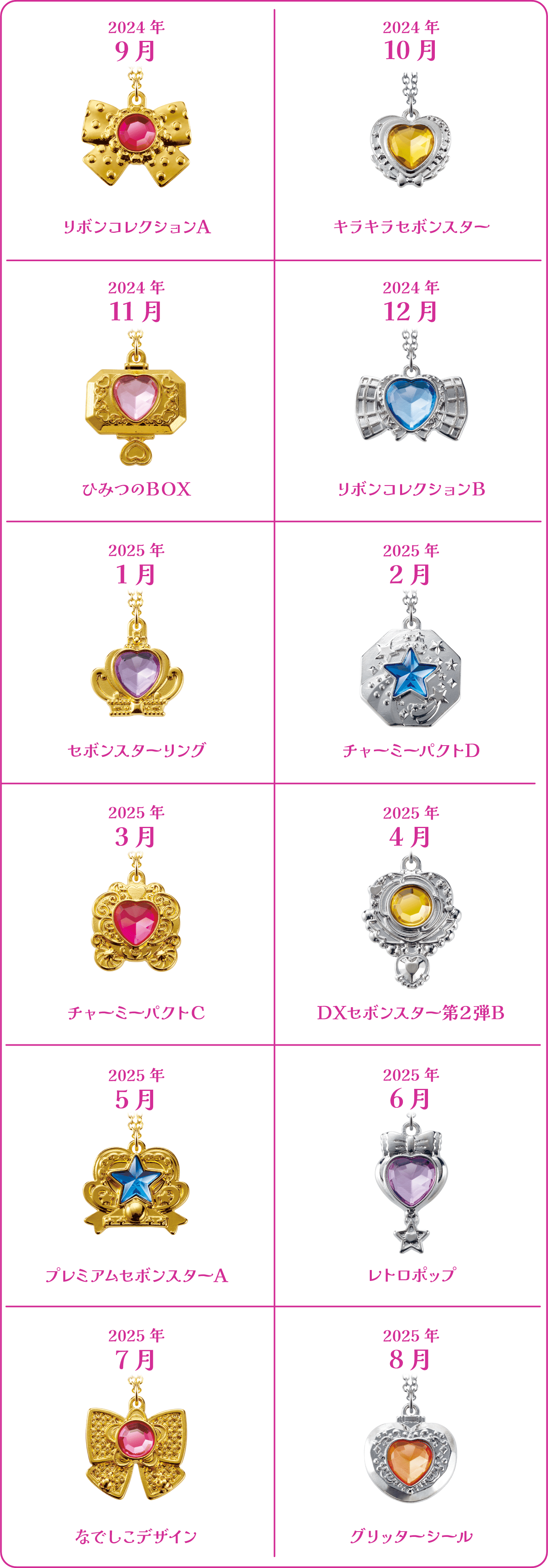 これまでのプレゼント一覧