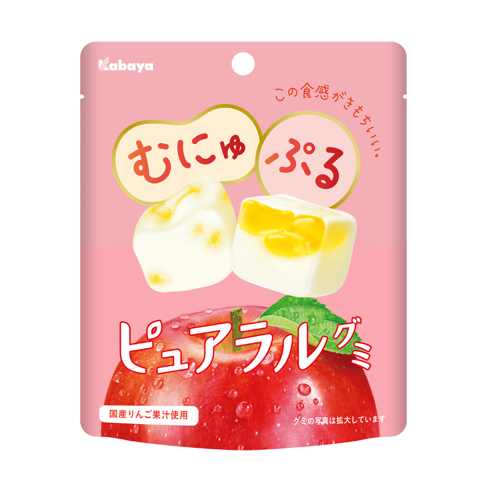 ピュアラルグミ りんご グミ カバヤ食品株式会社